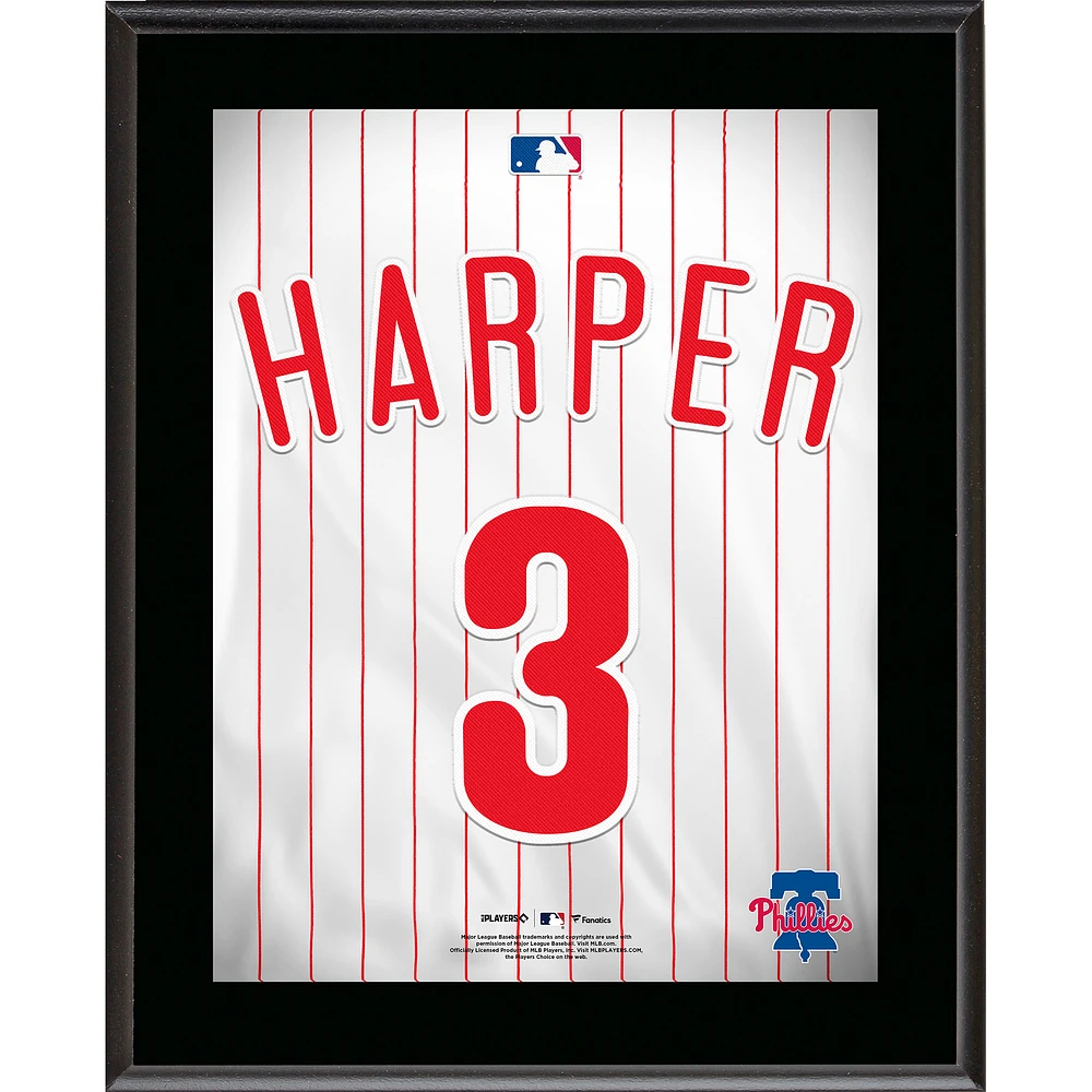Bryce Harper Philadelphia Phillies 10.5" x 13" Jersey Number Sublimated Player Plaque