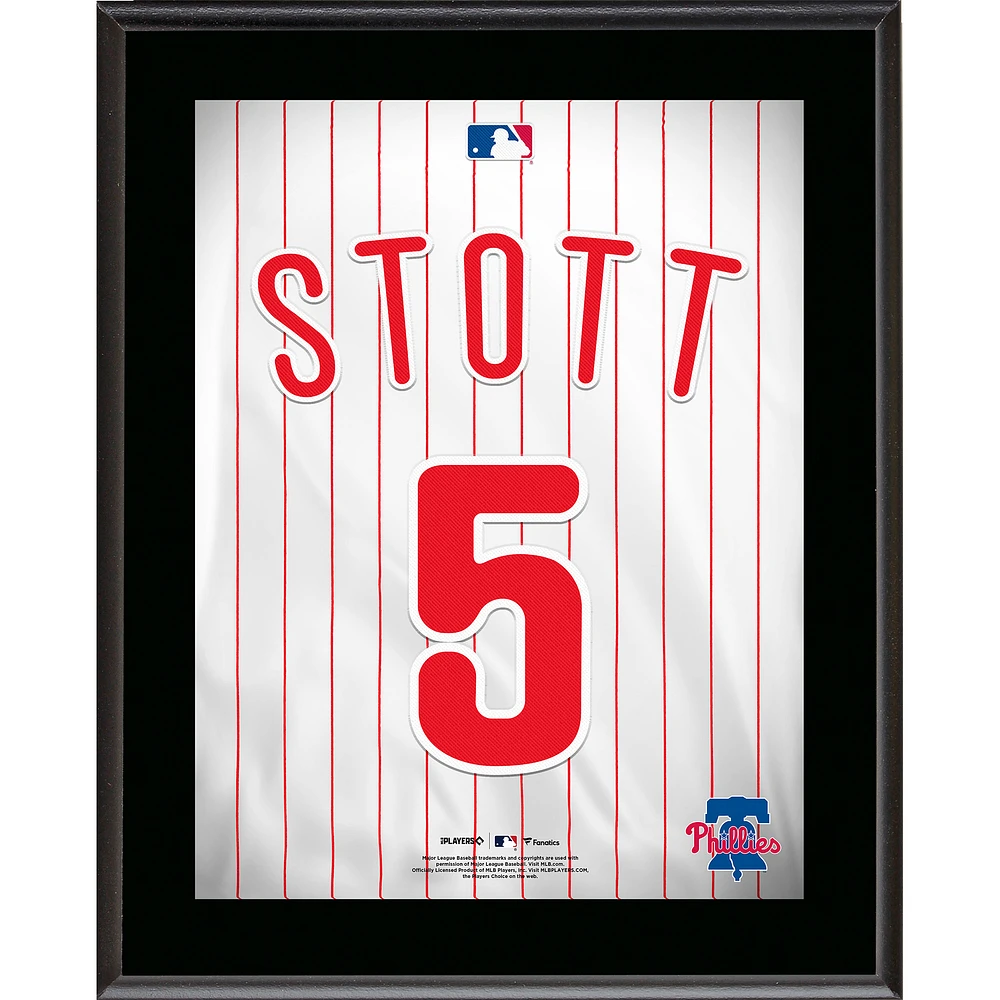 Bryson Stott Philadelphia Phillies 10.5" x 13" Jersey Number Sublimated Player Plaque
