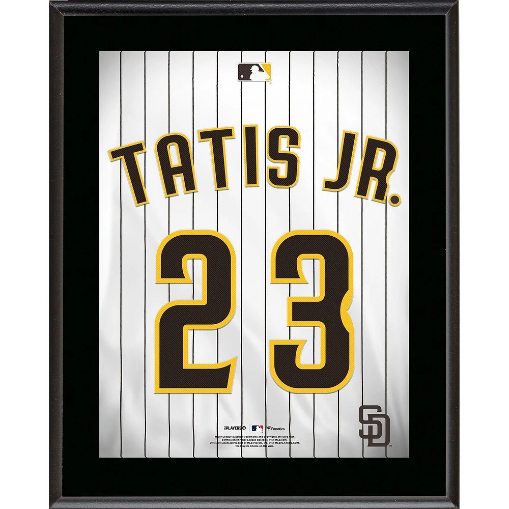 Fernando Tatis Jr. San Diego Padres 10.5" x 13" Jersey Number Sublimated Player Plaque