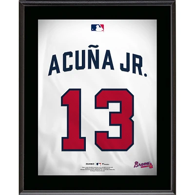 Ronald Acuña Jr. Atlanta Braves 10.5" x 13" Jersey Number Sublimated Player Plaque