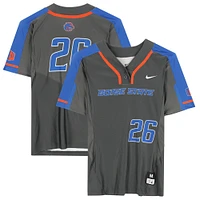 Boise State Broncos Team-Issued #26 Gray Jersey from the Softball Program - Size M