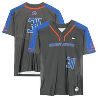 Boise State Broncos Team-Issued #31 Gray Jersey from the Softball Program - Size XL