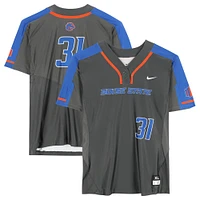 Boise State Broncos Team-Issued #31 Gray Jersey from the Softball Program - Size XL