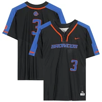 Boise State Broncos Team-Issued #3 Black Jersey from the Softball Program - Size XL