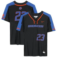 Boise State Broncos Team-Issued #23 Black Jersey from the Softball Program - Size L