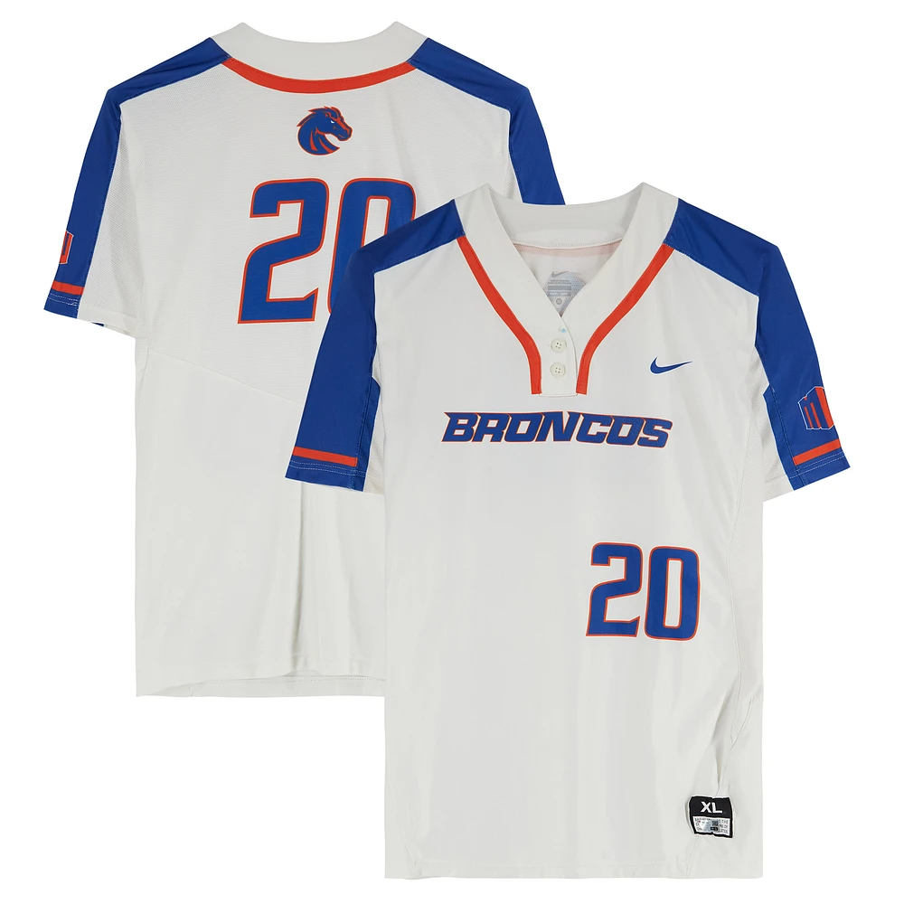 Boise State Broncos Team-Issued #20 Jersey from the Softball Program