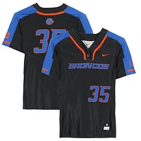 Boise State Broncos Team-Issued #35 Black Jersey from the Softball Program