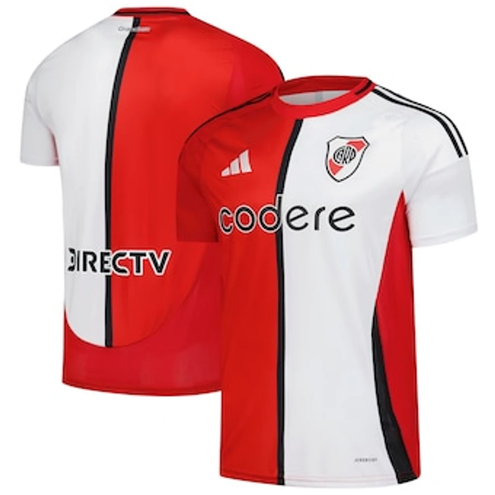 Men's adidas White/Red Club Atlético River Plate 2024/25 Third Replica Jersey