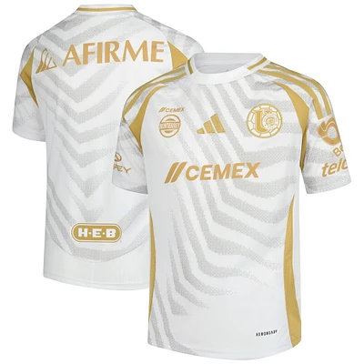 Youth adidas White Tigres UANL 2024/25 Replica Jersey