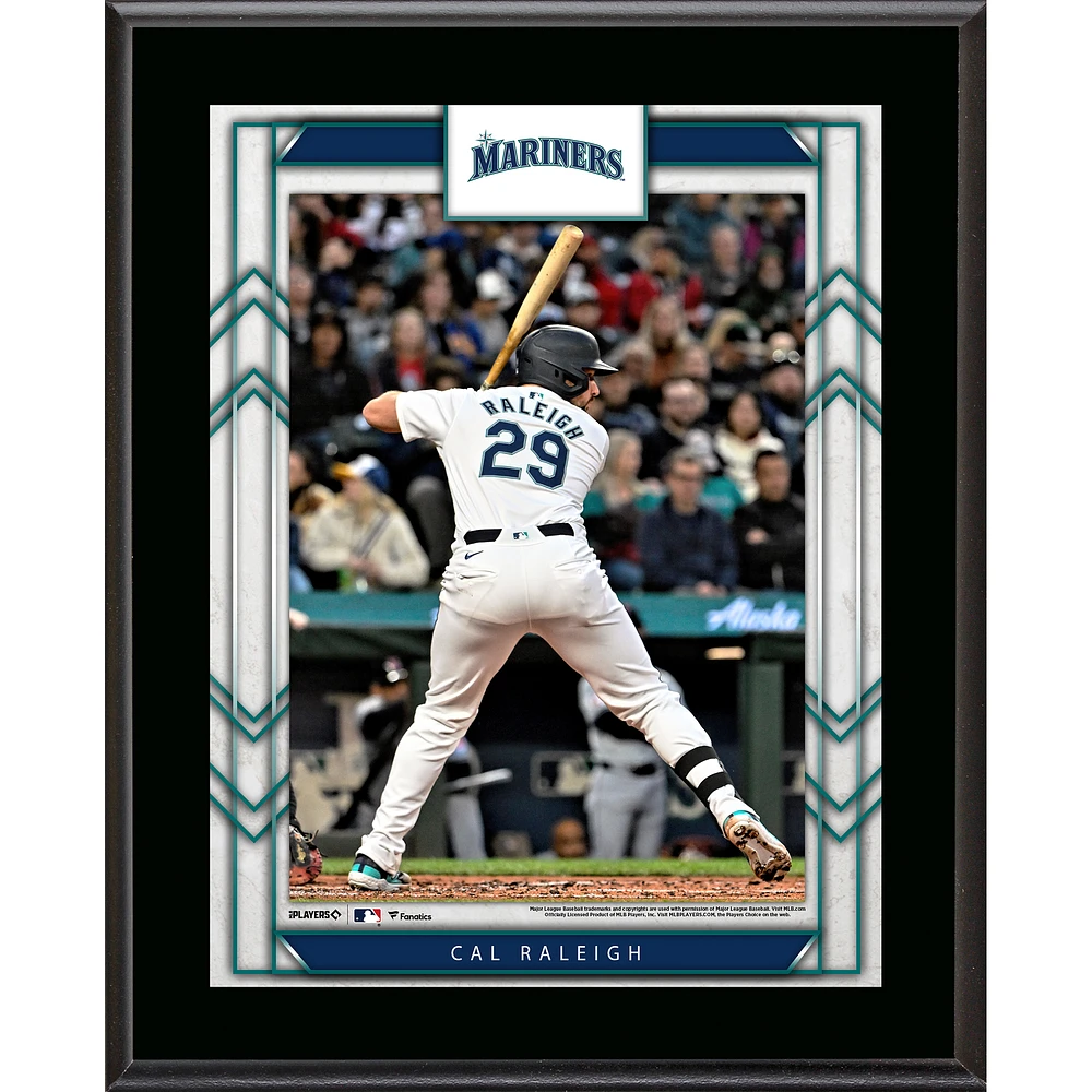 Cal Raleigh Seattle Mariners 10.5" x 13" Sublimated Player Plaque