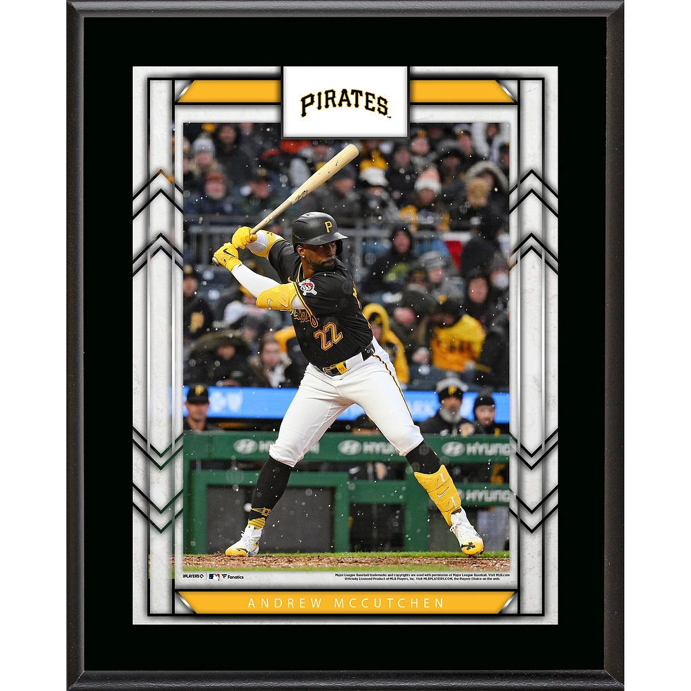 Andrew McCutchen Pittsburgh Pirates 10.5" x 13" Sublimated Player Plaque