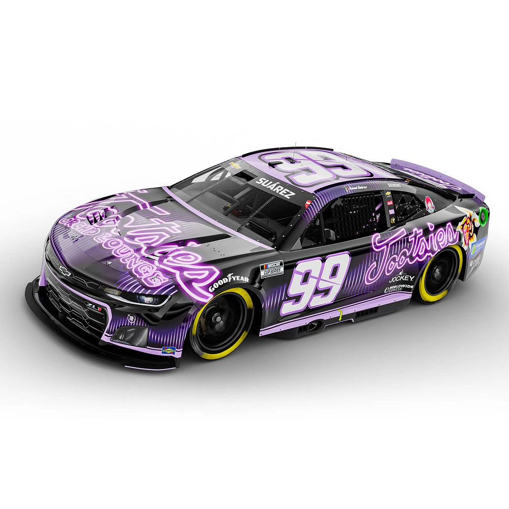Action Racing Daniel Suarez 2024 #99 Tootsies 1:24 Regular Paint Die-Cast Chevrolet Camaro