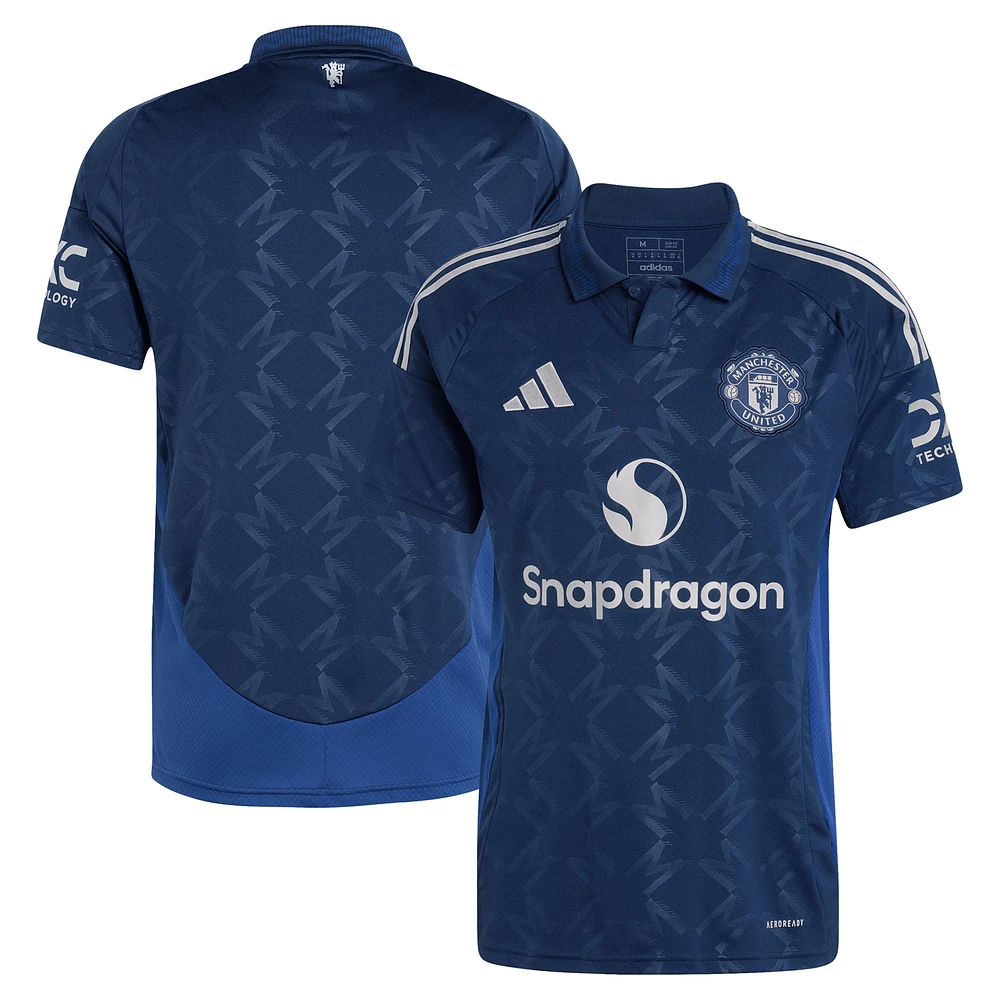 Men's adidas Navy Manchester United 2024/25 Away Replica Jersey