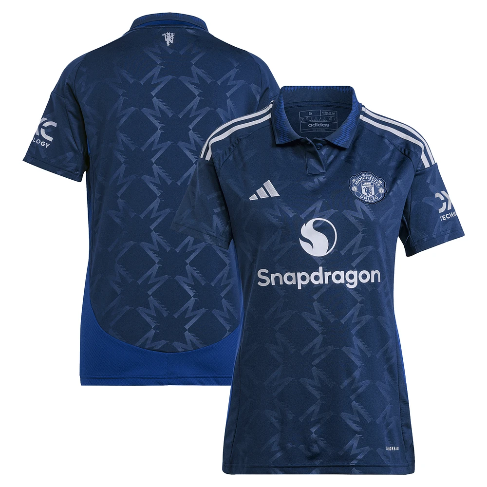 Women's adidas Navy Manchester United 2024/25 Away Replica Jersey