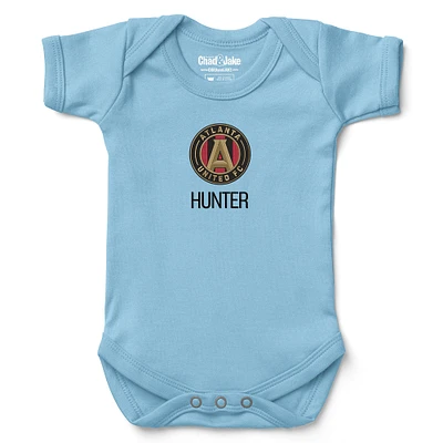 Infant Chad & Jake Light Atlanta United FC Logo Personalized Bodysuit