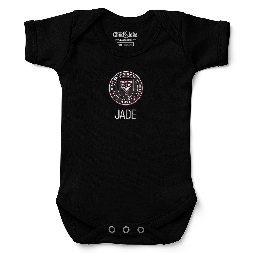 Infant Chad & Jake Inter Miami CF Logo Personalized Bodysuit