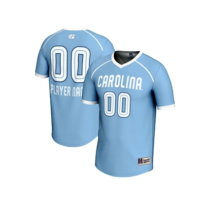 Unisex GameDay Greats Light Blue North Carolina Tar Heels NIL Pick-A-Player Women's Lacrosse Lightweight Jersey