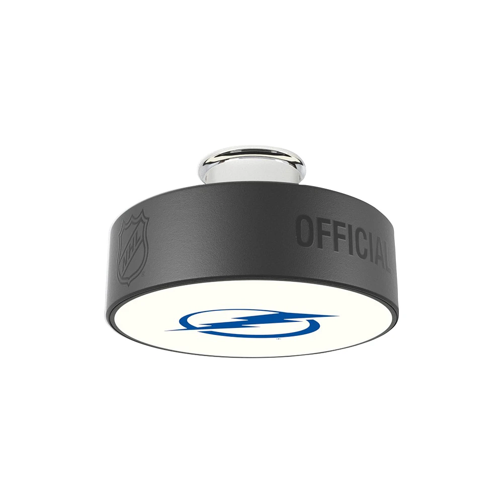 Tampa Bay Lightning Primary Logo Hockey Puck Light