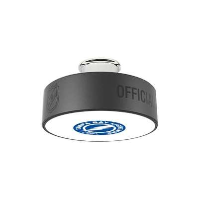 Tampa Bay Lightning Secondary Logo Hockey Puck Light