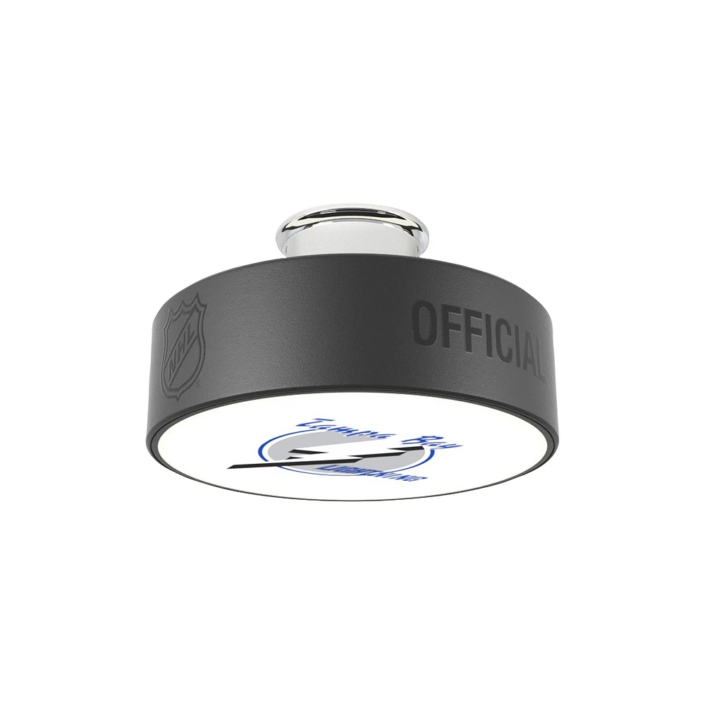 Tampa Bay Lightning Retro Logo Hockey Puck Light