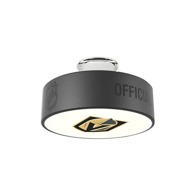 Vegas Golden Knights Primary Logo Hockey Puck Light