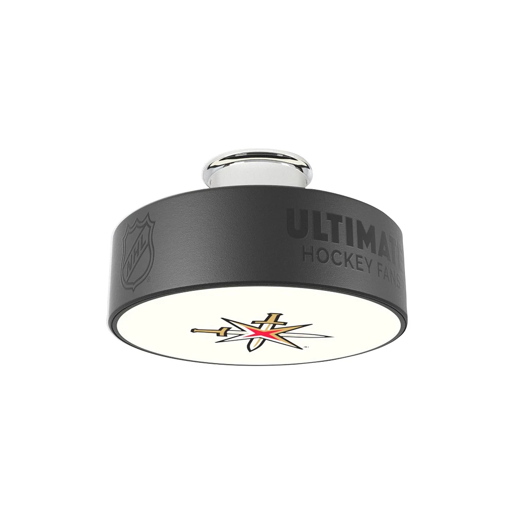 Vegas Golden Knights Secondary Logo Hockey Puck Light