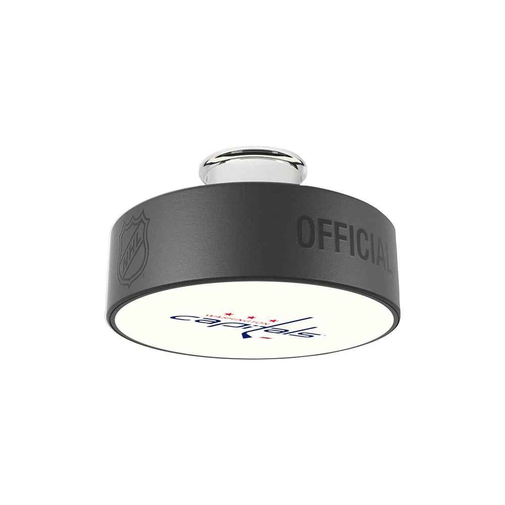Washington Capitals Primary Logo Hockey Puck Light
