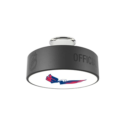 Washington Capitals Secondary Logo Hockey Puck Light