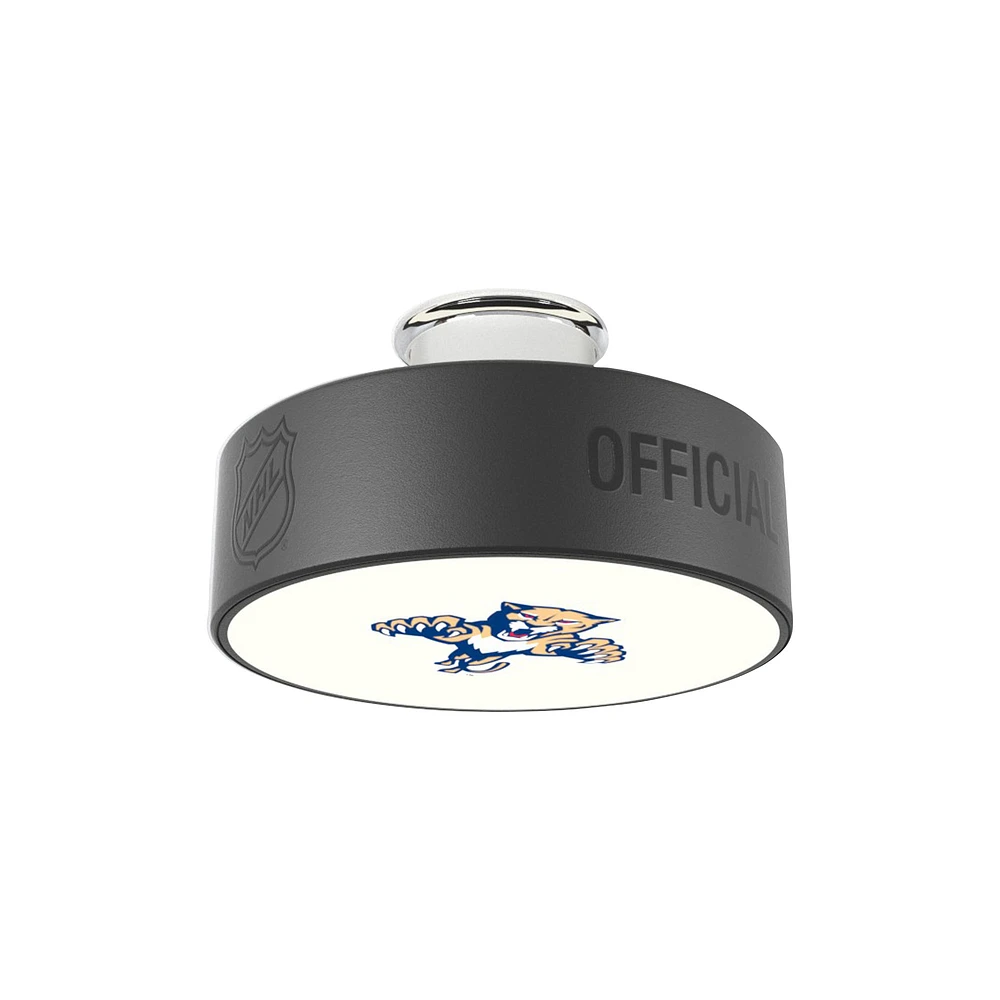 Florida Panthers Alternate Logo Hockey Puck Light