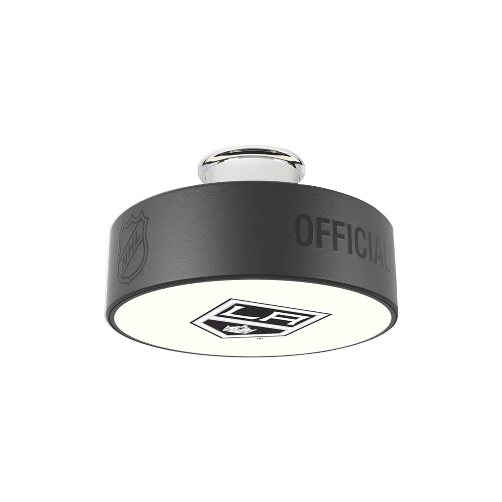Los Angeles Kings Primary Logo Hockey Puck Light