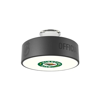 Minnesota Wild Alternate Logo Hockey Puck Light