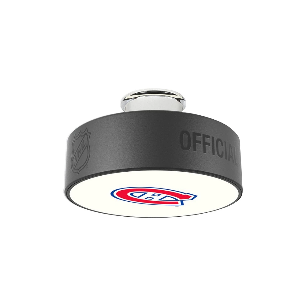 Montreal Canadiens Primary Logo Hockey Puck Light