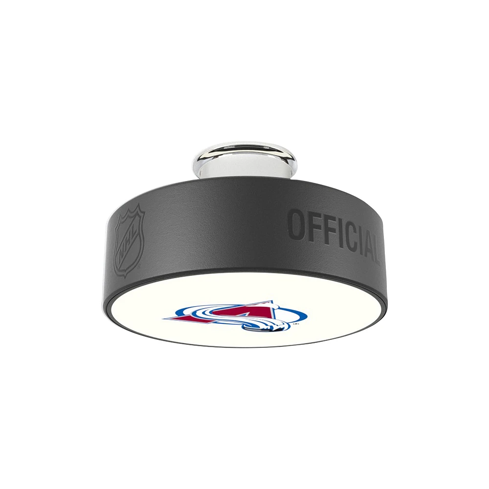 Colorado Avalanche Primary Logo Hockey Puck Light