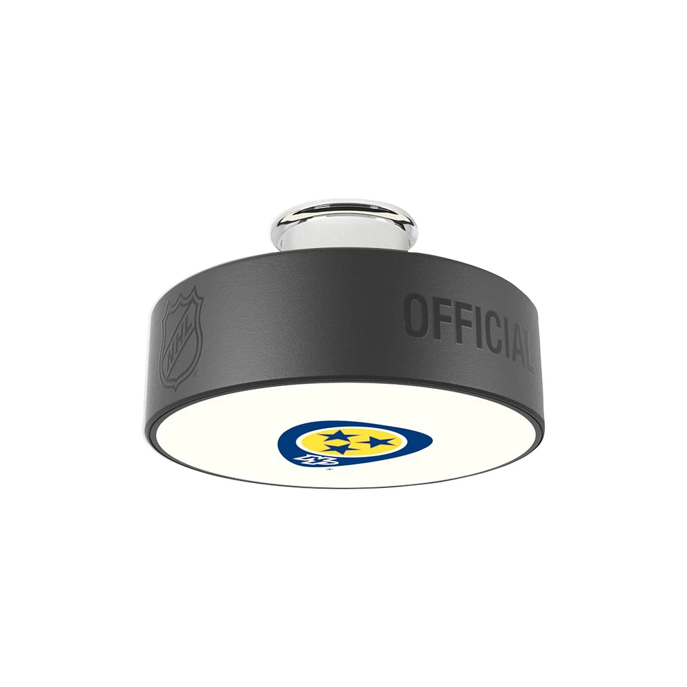 Nashville Predators Alternate Logo Hockey Puck Light