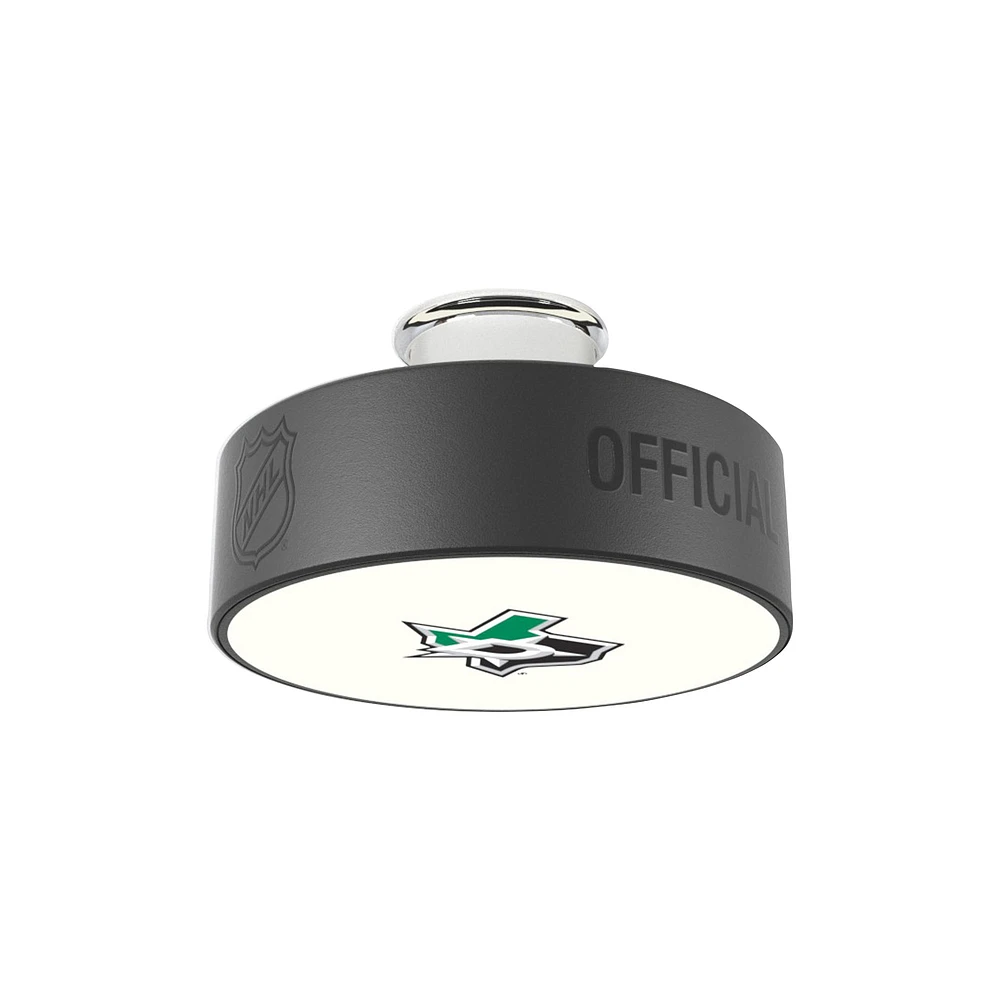 Dallas Stars Alternate Logo Hockey Puck Light