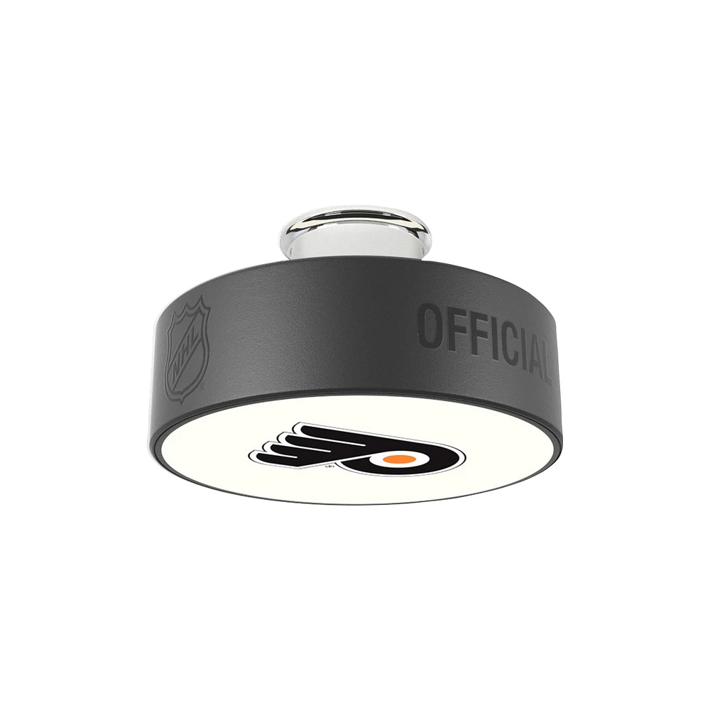 Philadelphia Flyers Primary Logo Hockey Puck Light