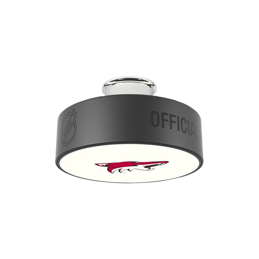 Arizona Coyotes Alternate Logo Hockey Puck Light