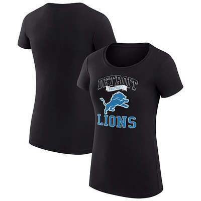 Women's G-III 4Her by Carl Banks Detroit Lions Super-Slim Fit Lightweight Team Logo Graphic T-Shirt