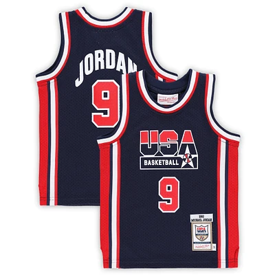 Toddler Mitchell & Ness Michael Jordan Navy USA Basketball 1992 Dream Team Authentic Jersey