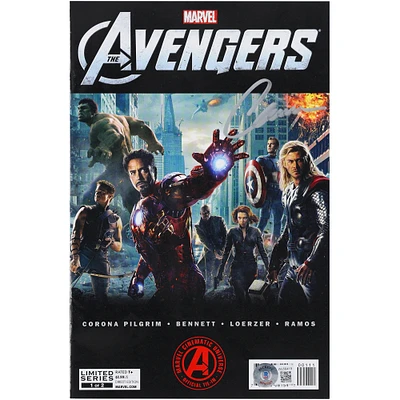 Chris Evans Captain America Autographed Marvel The Avengers Comic