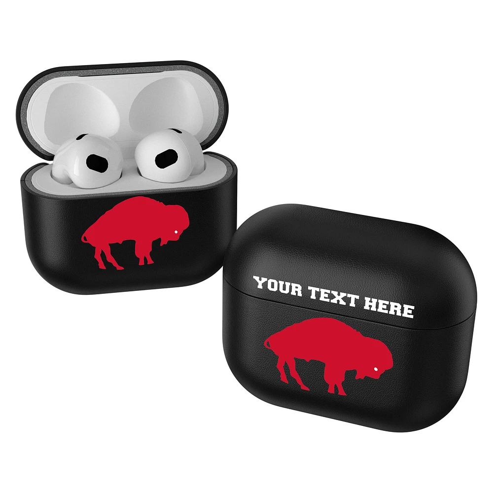 Keyscaper Black Buffalo Bills Insignia Personalized AirPods 3rd Generation Case Cover