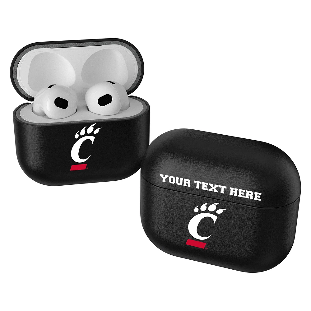 Keyscaper Black Cincinnati Bearcats Insignia Personalized AirPods 3rd Generation Case Cover