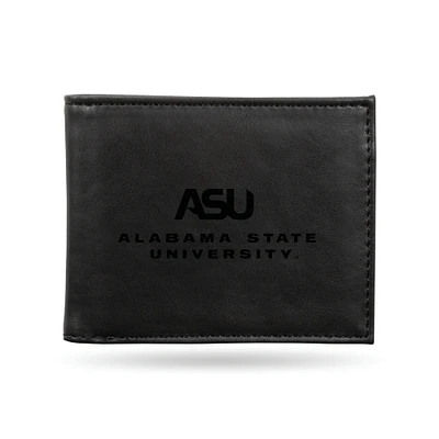 Black Alabama State Hornets Billfold Wallet