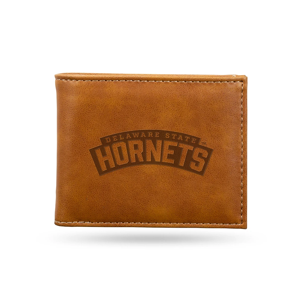 Brown Delaware State Hornets Billfold Wallet