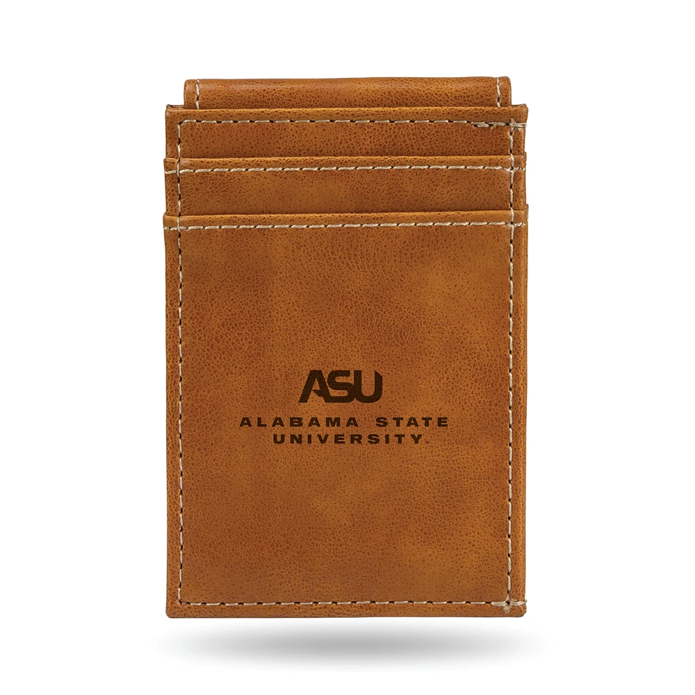 Brown Alabama State Hornets Front Pocket Wallet