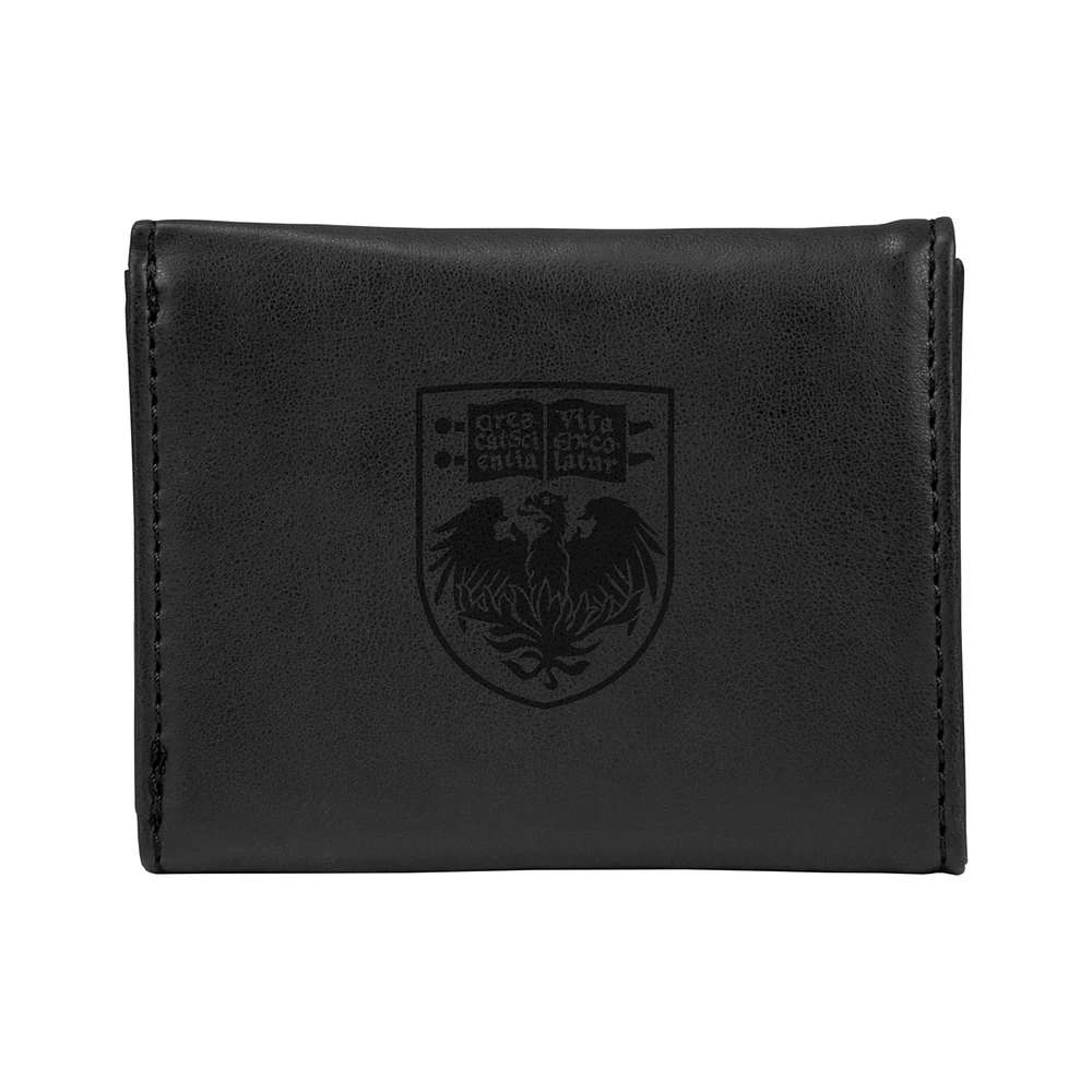 Black UChicago Maroons Trifold Wallet