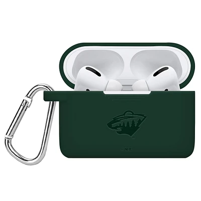 Minnesota Wild Debossed Silicone Airpods Pro Case Cover