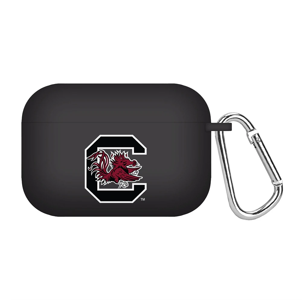 Black South Carolina Gamecocks Silicone AirPods Pro Case Cover