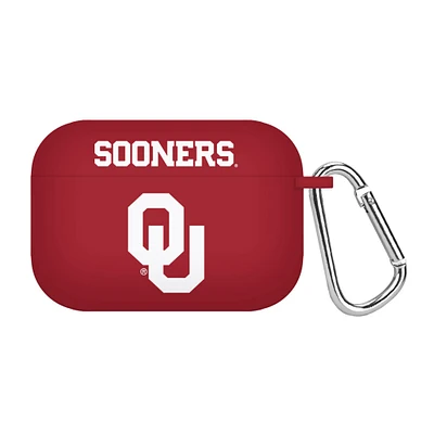 Crimson Oklahoma Sooners Silicone AirPods Pro Case Cover