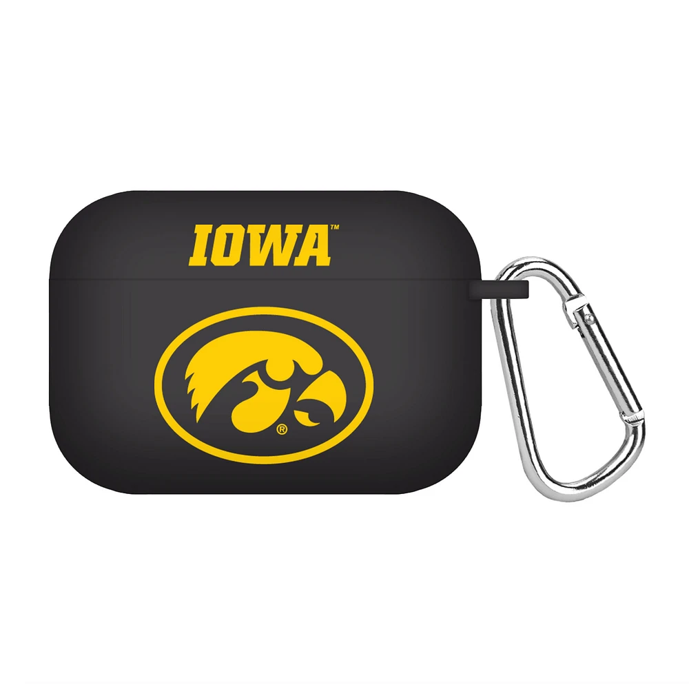Black Iowa Hawkeyes Silicone AirPods Pro Case Cover